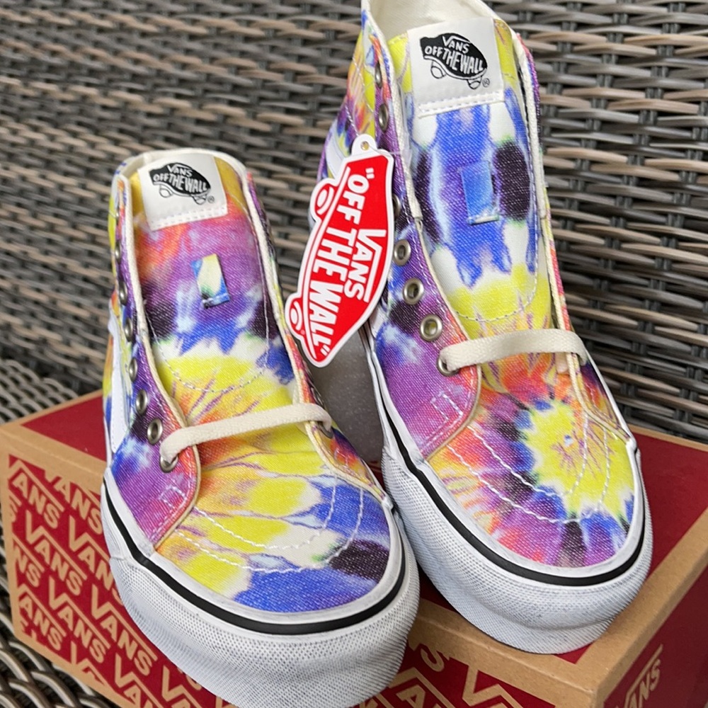 Vans SK8-Hi Tapered Washed Tie Dye/True White WMNS - Picture 7 of 16